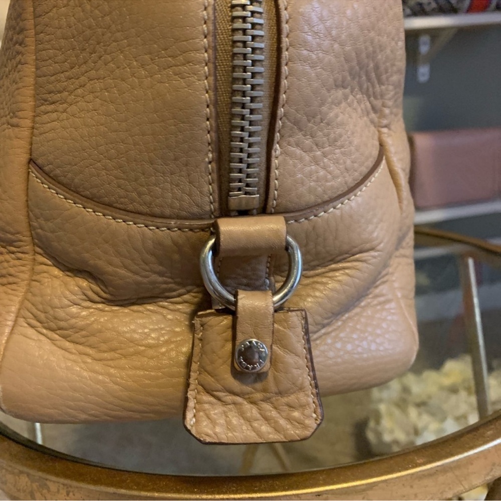 PRADA Vitello Daino Embossed Logo Bowler Shoulder Bag - Picture 6 of 16